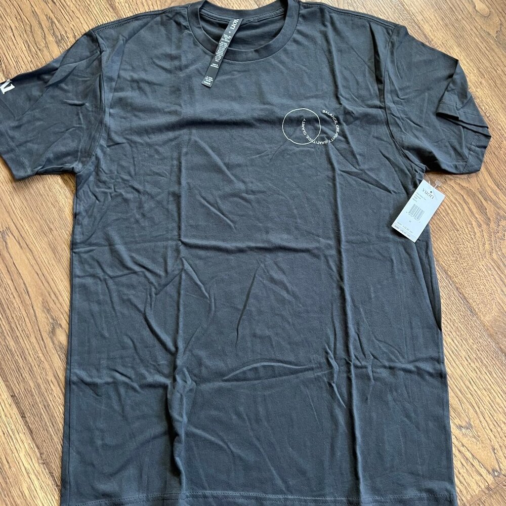 Vuori Men's  New Wave Tee Charcoal New WIth Tags NWT Medium